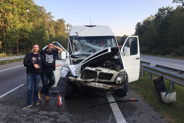 Группа «ТНМК» угодила в серьезную аварию в Кировоградской области