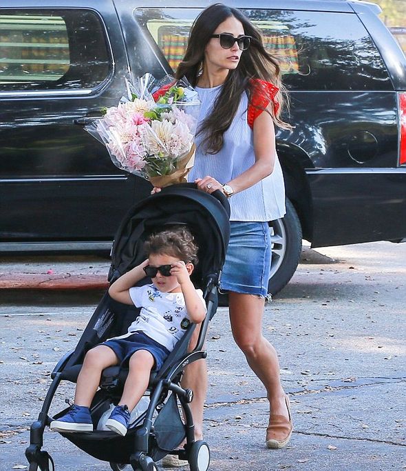 Джордана Брюстер с сыном