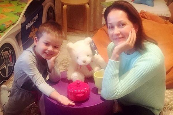 Ольга Кабо показала подросшего сына