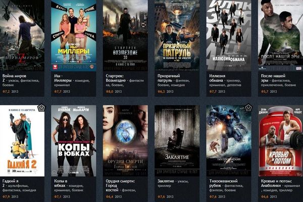 Кино онлайн становится все популярней