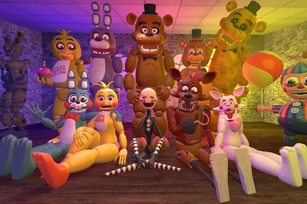 Раскраски Фнаф — одна из форм развития ребенка