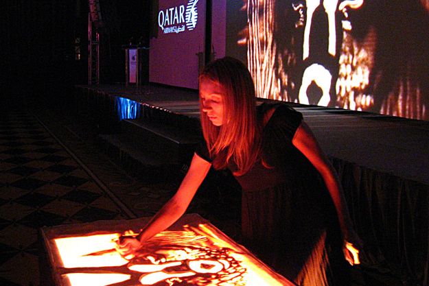 Песочная графика становится модным хобби