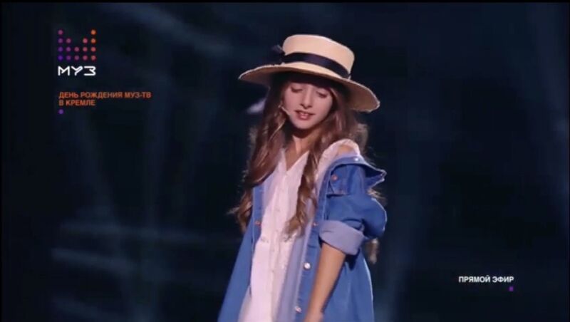 София Берг впервые выступила на кремлевской сцене